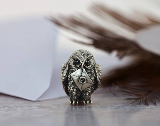 Owl with Letter